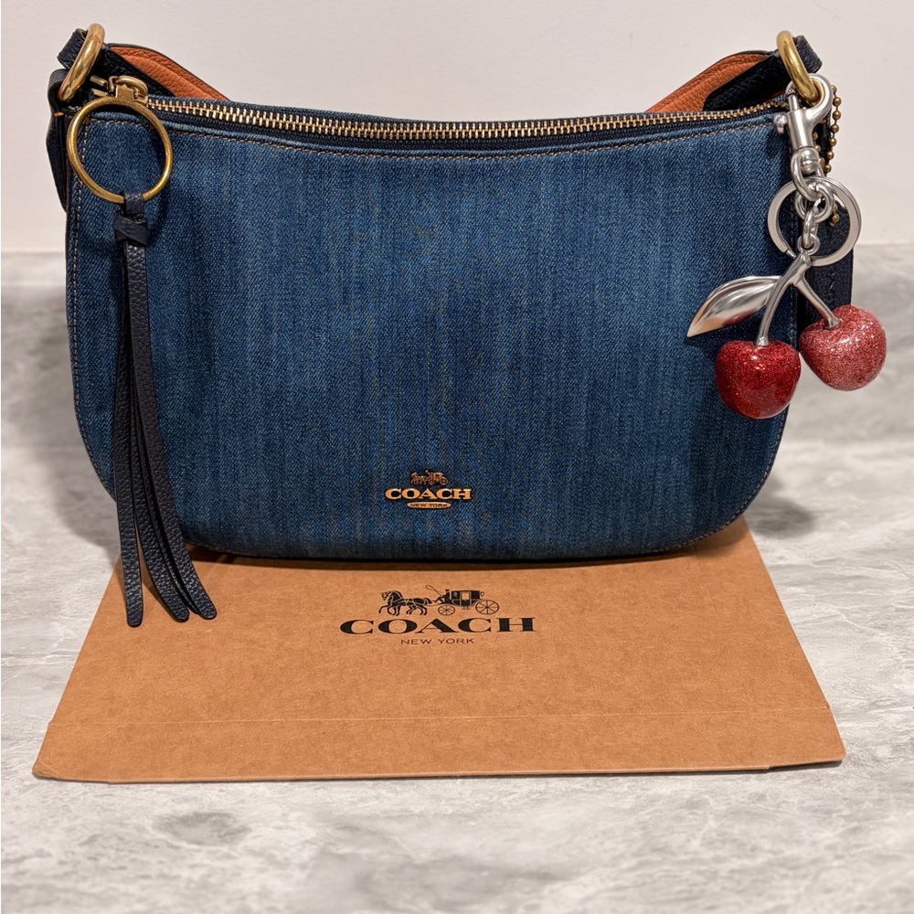 Coach Denim Sutton Bag